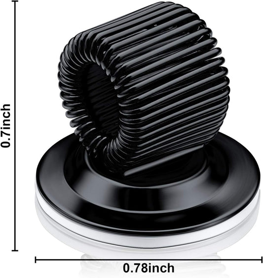 16 Pcs Black Pen Holder Clip Steel Pen Holder Self Adhesive Organizer