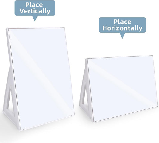 Magnetic Dry Erase Board, Mini Dry Erase Whiteboard Easel for Desk
