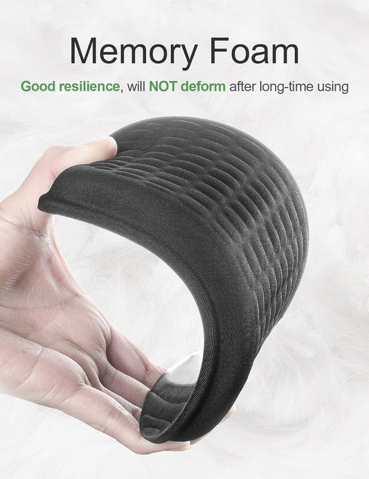 2Pcs Cloud Elbow Pads, Desk Arm Rest Support, Soft Memory Foam Wrist Rest, Ergonomic Cushion Carpal Tunnel Pain Relief Gel Mouse Pillow for Computer Laptop Office Gaming Car Chair Accessory