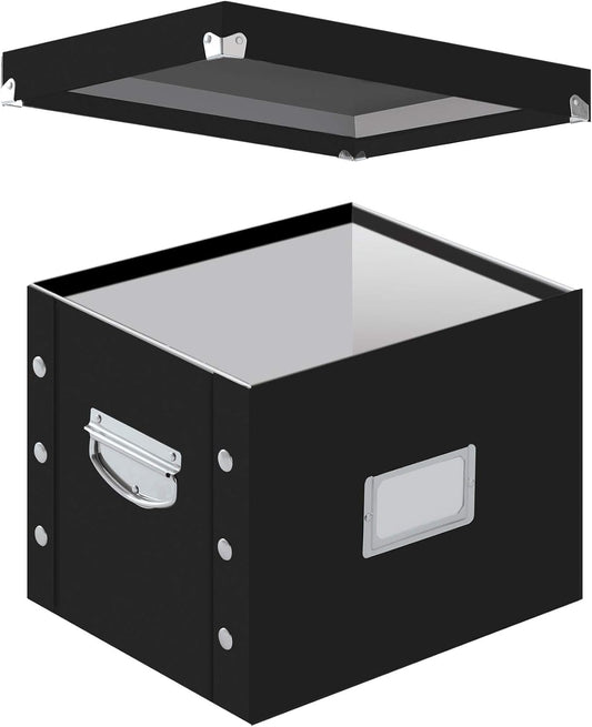 Letter-Size File Box, Black (SNS01533)