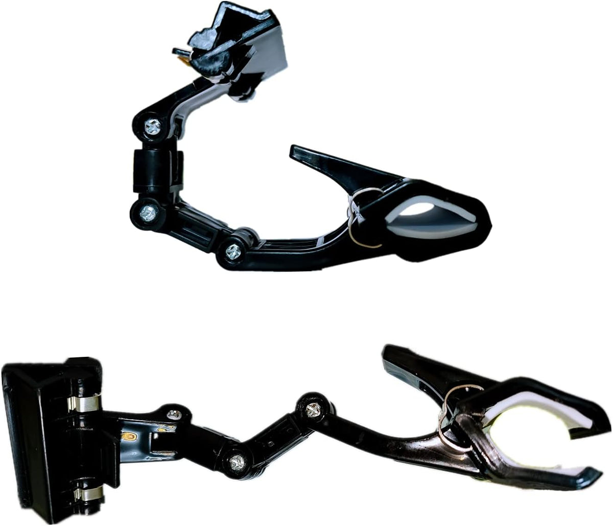 Adjustable Paper Holder Copy Holder,Flexible Rotating Clips
