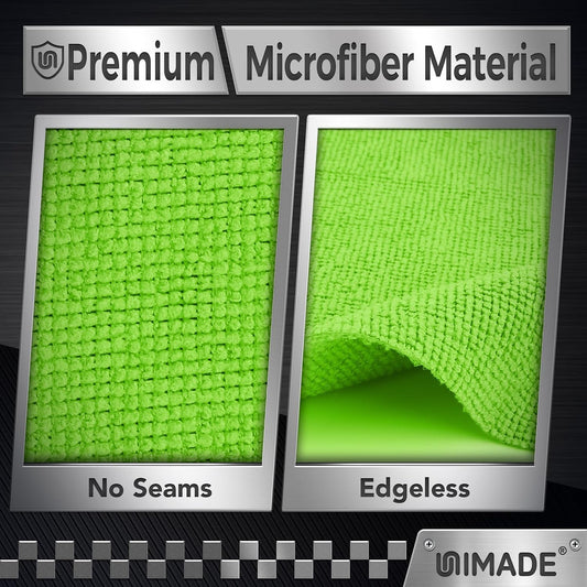 Microfiber Cleaning Cloth, 100PK Commercial Grade Work Rags