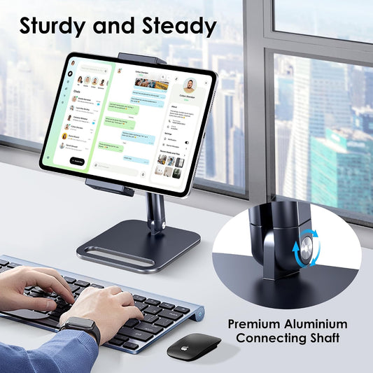 CreaDream Tablet Stand, Heavy Aluminum iPad Stand for Desk