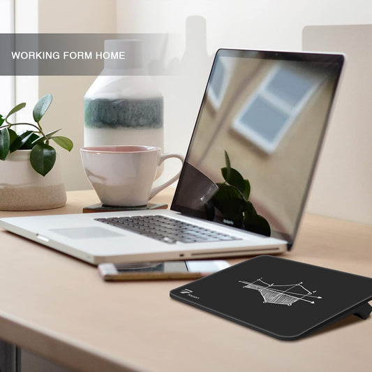 Small Glass Desktop Whiteboard Dry-Erase, Mini Pure Glass Whiteboard Stand
