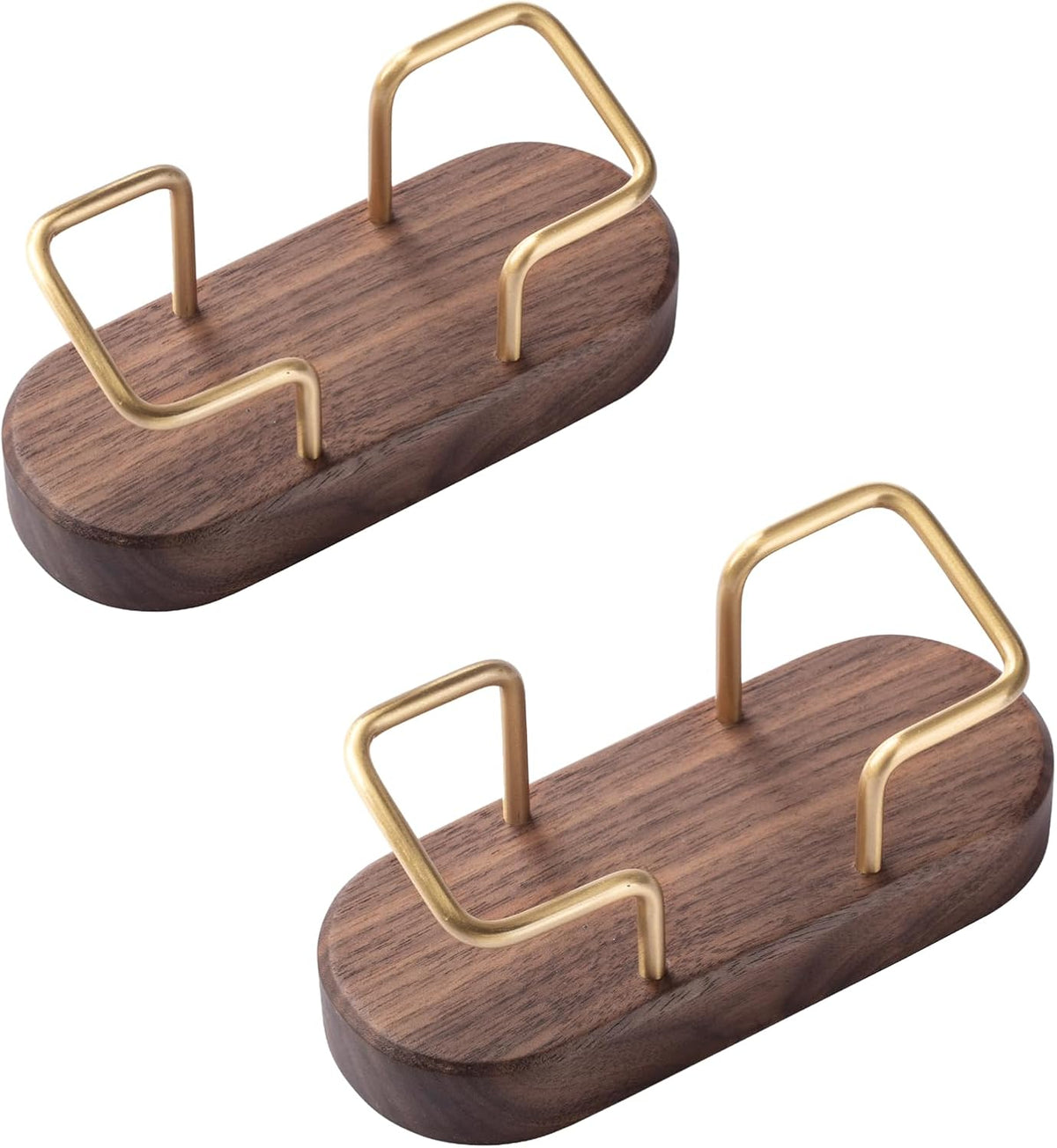 muso wood Business Card Holder for Desk, Wooden Creative Business Card Display for Desk, Wood Business Card Stand for Office, Tabletop (Cherry)