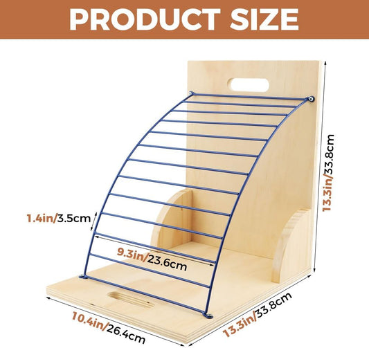 Clipboard Holder, Wooden Large Capacity Desktop Organizer,Desk Organizer