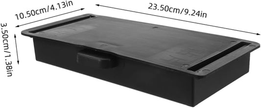 under Desk Drawer Storage Organizer 2 pack Slide Out Desk Drawers with Handle No Drill Installation Hidden Pencil Storage Tray for Home Office Dorm Cabinet 9.25 X 4.13 X 1.37 in