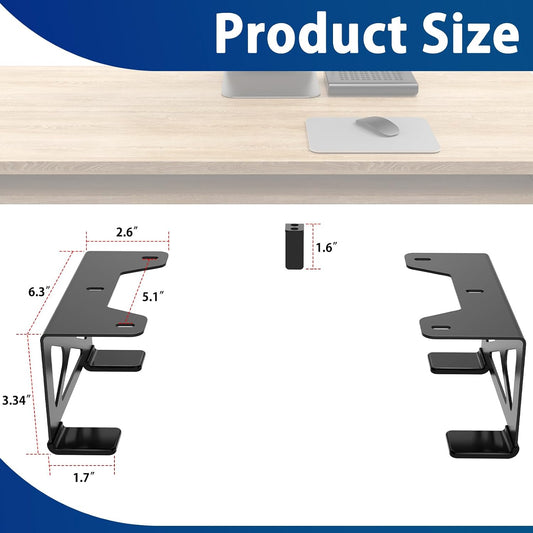 Under Desk Laptop Mount, Metal Under Desk Shelf Holder