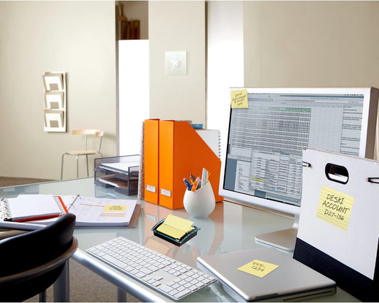 Note Dispenser, Black Base, 1 Dispenser, 1 Pad, 50 Sheets/Pad