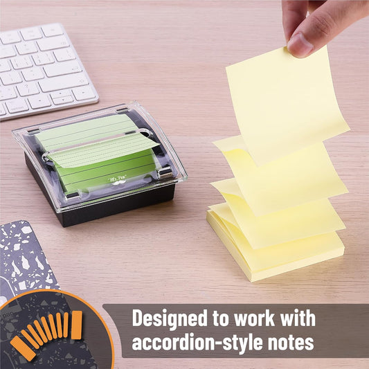 Pop Up Sticky Note Dispenser, 3" x 3", Black, Sticky Note Dispenser