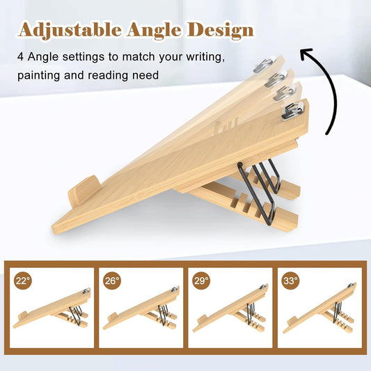 Slant Board for Writing Adjustable Slanted Writing Board Easel for Desk