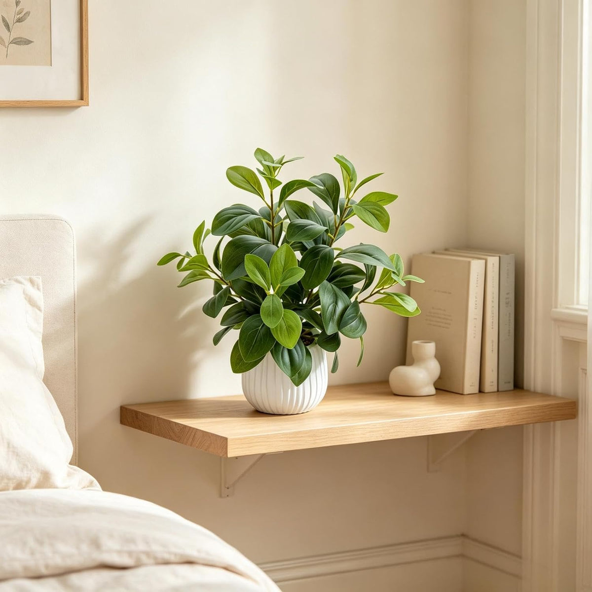 Fake Plants Potted Artificial Succulents Home Office Decor