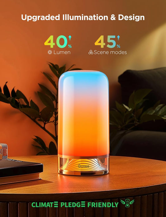 RGBIC Smart Table Lamp 2, Touch Bedside Small Table Lamp (Corded)