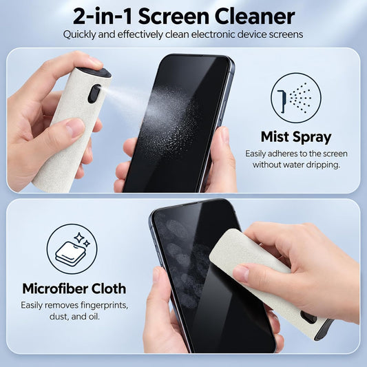 Car Screen Cleaner Spray for Phone iPad Laptop Car Display - Cream