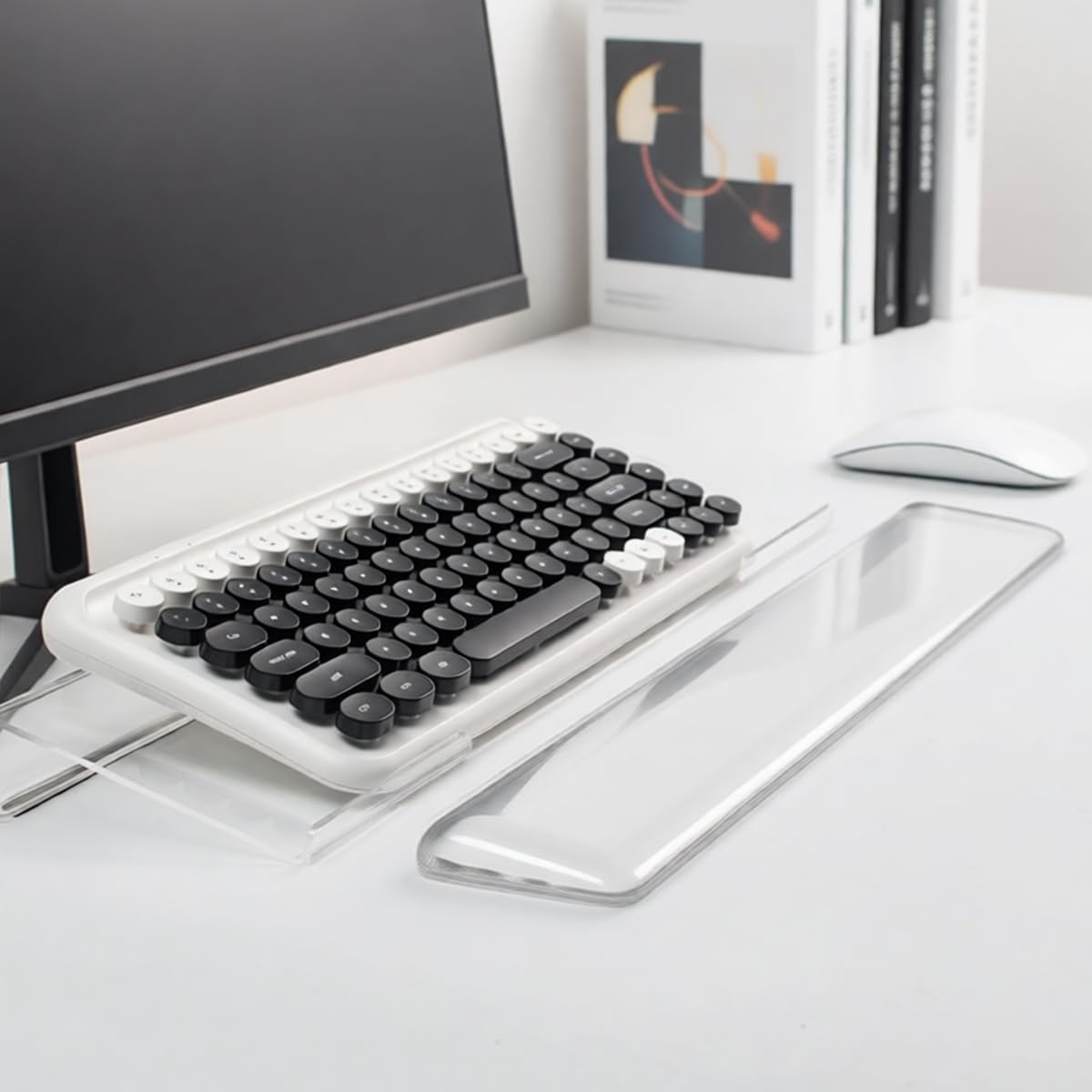 Keyboard Wrist Rest,Gel Wrist Rest for Keyboard-Blue Wrist Rest