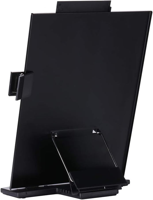 KLOUD CityBlack Metal Desktop Document Book Holder with 7 Adjustable Positions ( -SJ981)