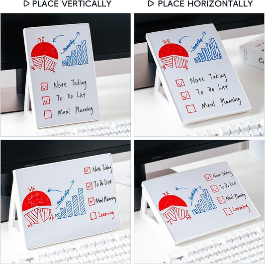 White Board Dry Erase Board 11.8 x 8.3 Inches