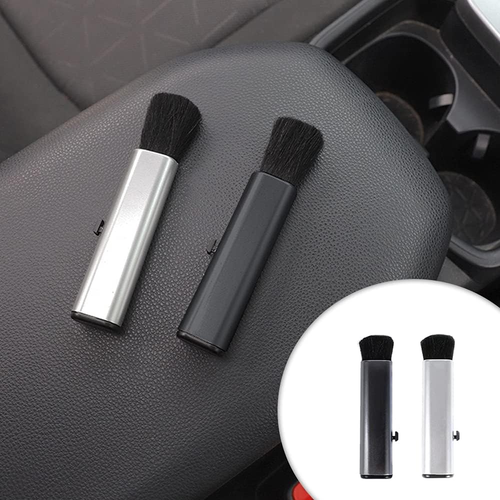 2 Pcs Retractable Keyboard Cleaning Brush Computer Cleaning Tool Dust Removal Brush for Desktop Table