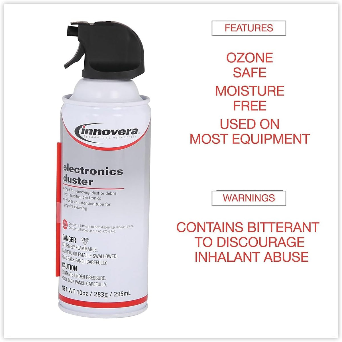10010 Compressed Air Duster Cleaner, 10 Oz Can