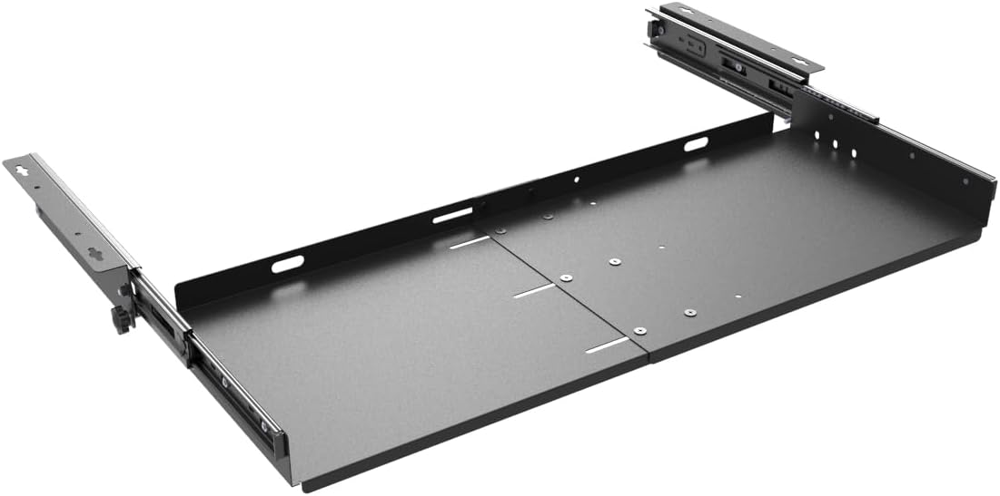 Large Under Desk Slide-Out Keyboard Tray, 27 x 9.8 inch