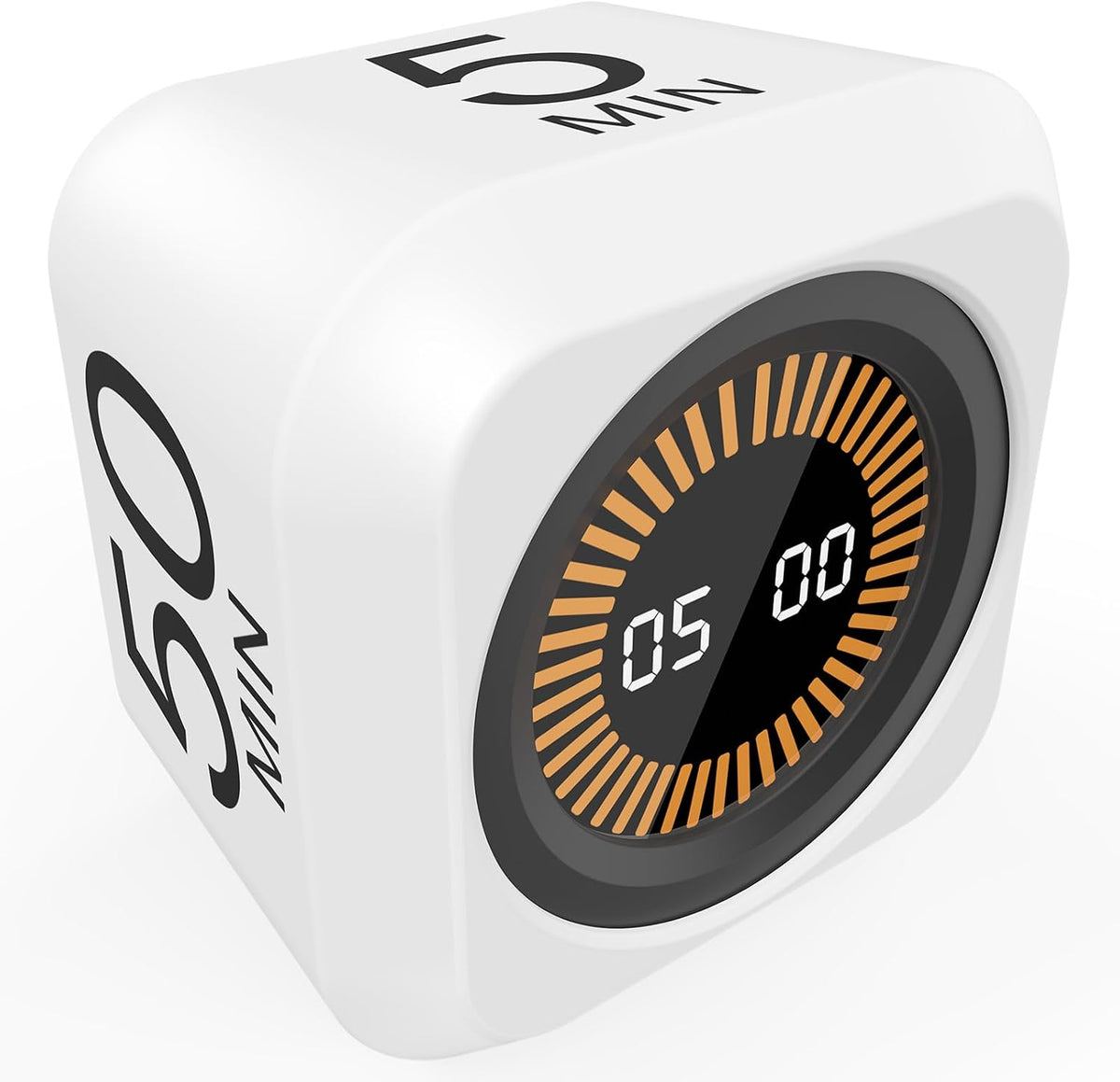 Rotating Cube Countdown Visual Timer 5, 25, 10 50 Minutes Preset