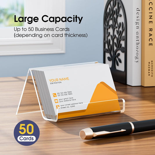 Acrylic Business Card Holder 3 Pack