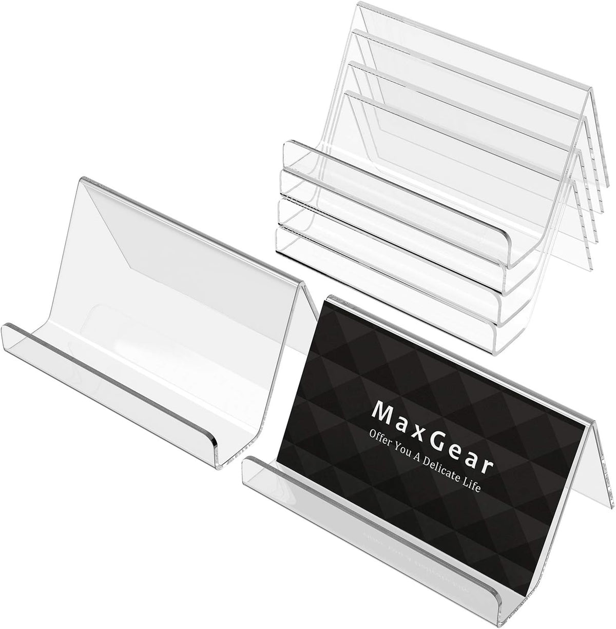 Acrylic Business Card Holder 3 Pack