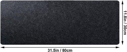 Gaming Mouse Pad, Felt Desk Mat for Laptop Keyboard, 3.0mm Felt Office Table Protector, Non Slip No Crease