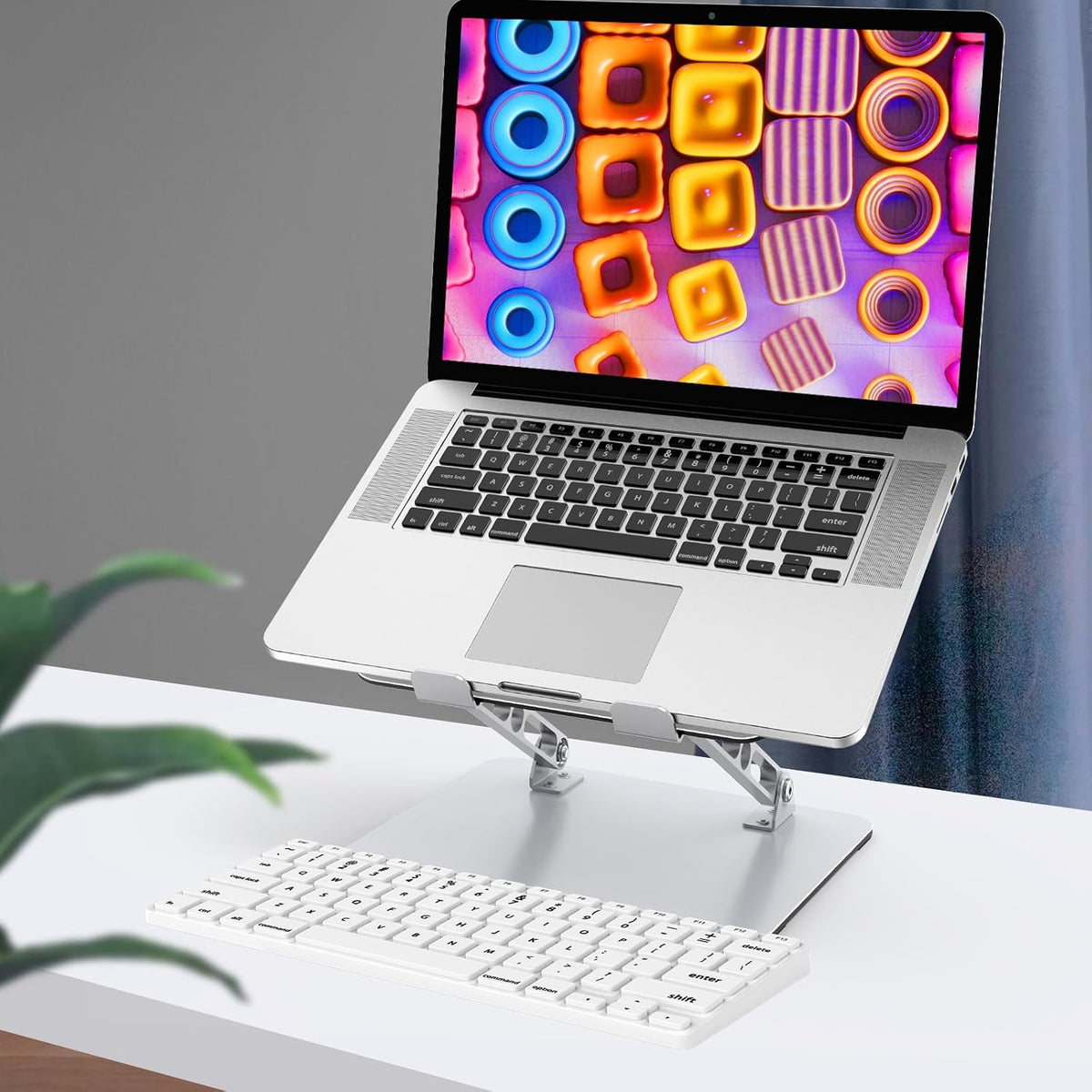 Laptop Stand for Desk, Adjustable Laptop Riser Holder