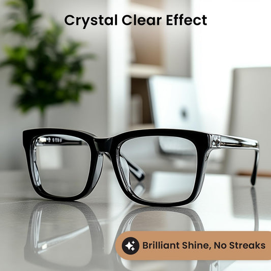 Glasses Cleaner Spray - Eyeglass Cleaner Lens Cleaner No Streaks Technology & Microfiber Cleaning Cloth - Glasses Cleaning Kit, Eye Glass Cleaners Spray - Screen & Eye Glasses Kit - 2 Pack