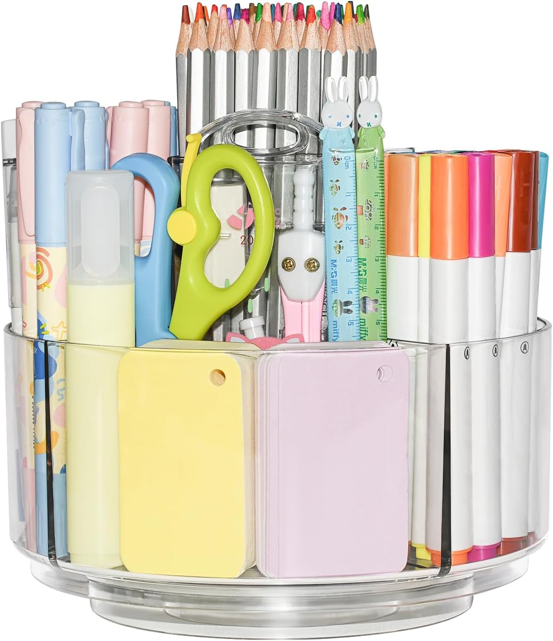 430pcs Acrylic Pencil Holder Marker Organizer 360-Degree Rotating