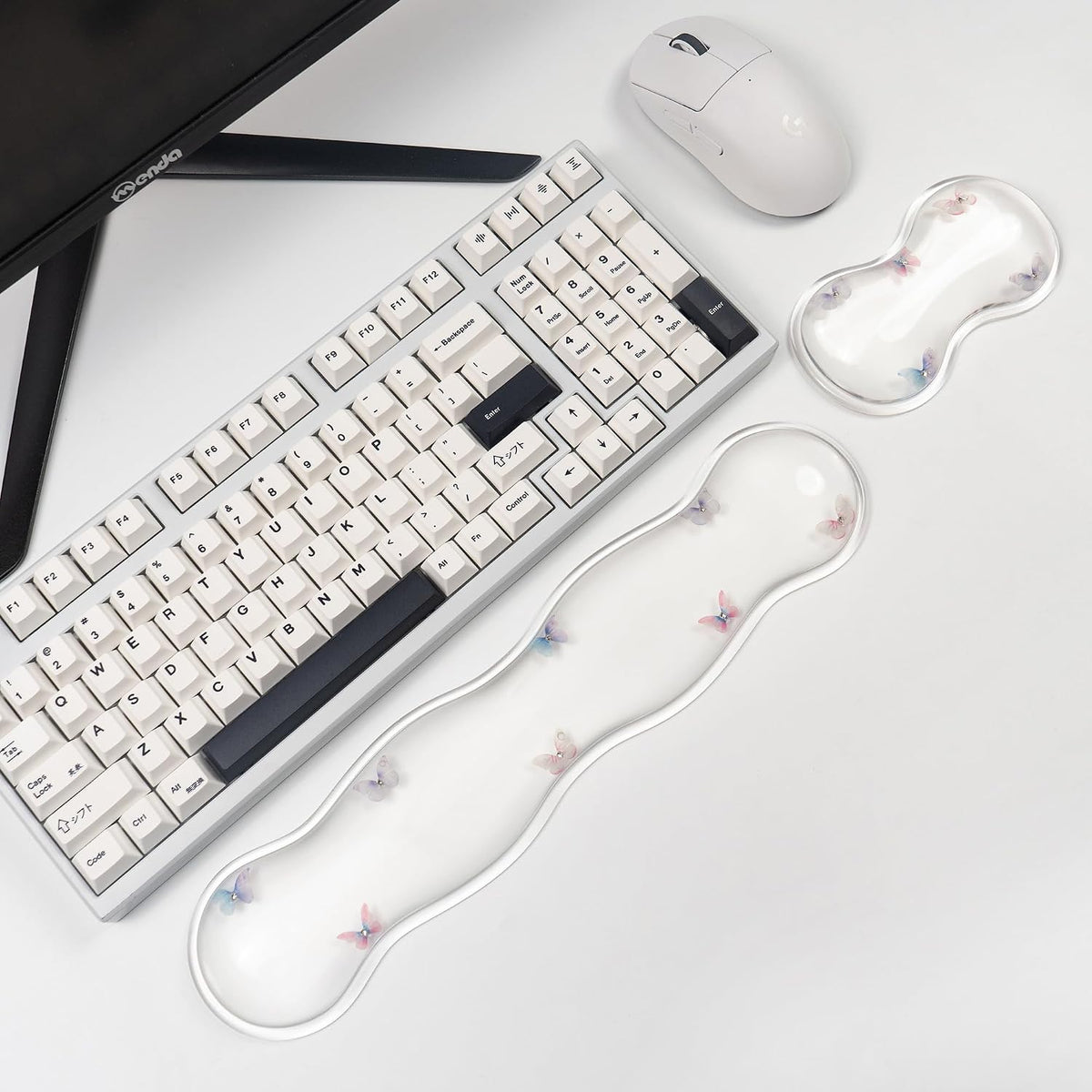 Gel Keyboard and Mouse Wrist Rest Set, Wrist pad for Computer Keyboard