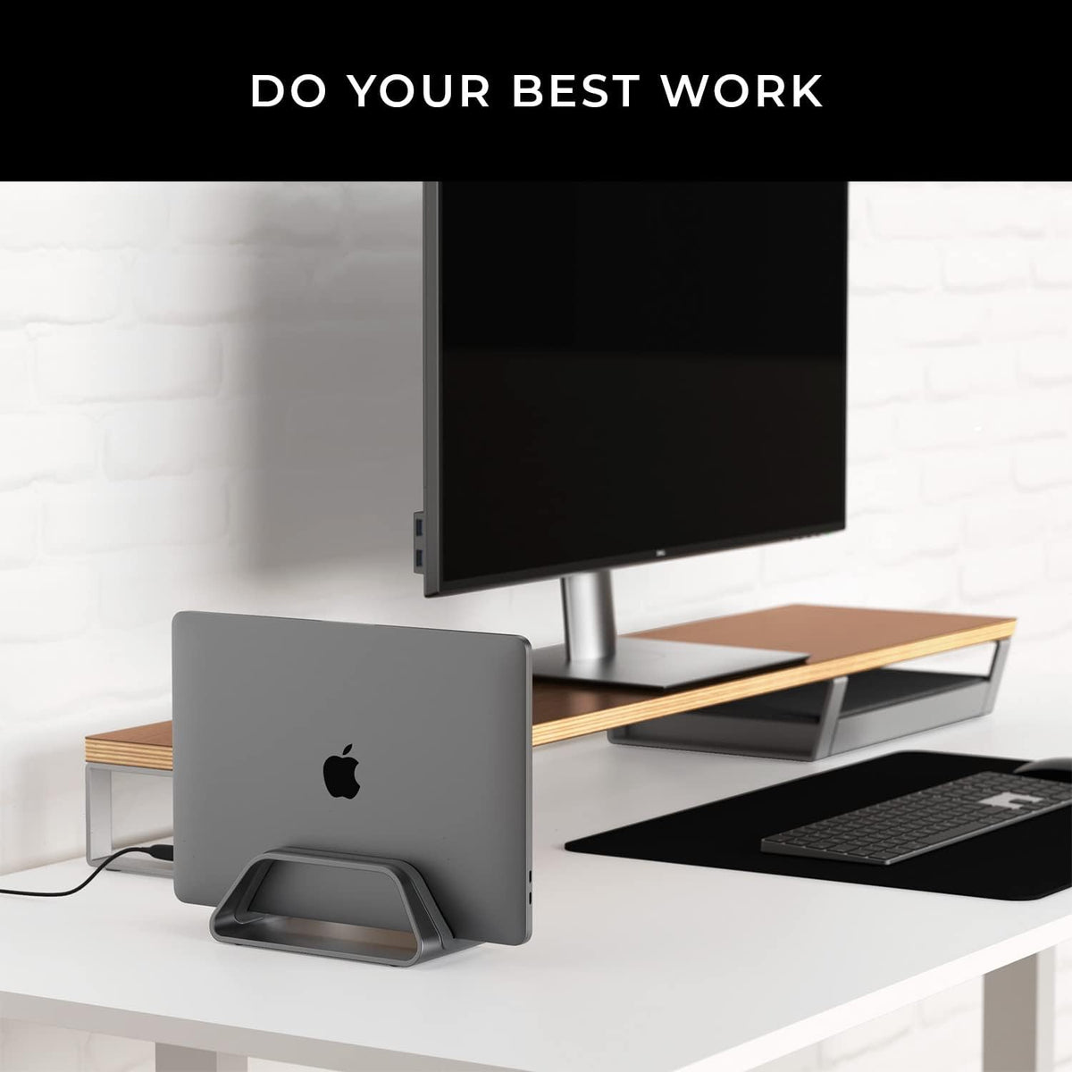 Vertical Laptop Stand Compatible with MacBook Pro & Air