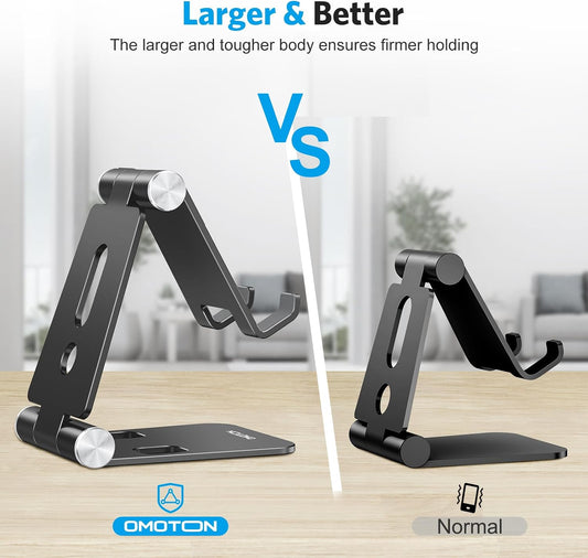 Foldable Cell Phone Stand, C4 Portable Aluminum Phone Holder