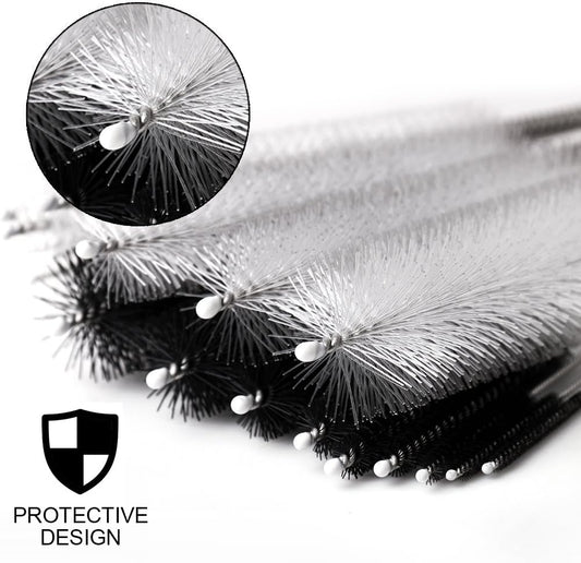 Straw Cleaning Brushes Set, of Super Hard & Medium Hard, 8 Inch