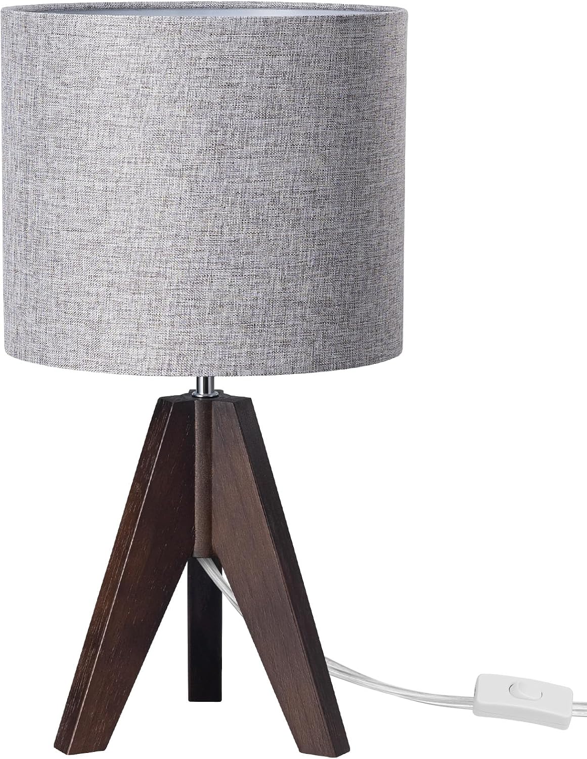 Tripod Table Lamp, Small Cute Bedside Lamp, 14.2 Inch, E26 Base