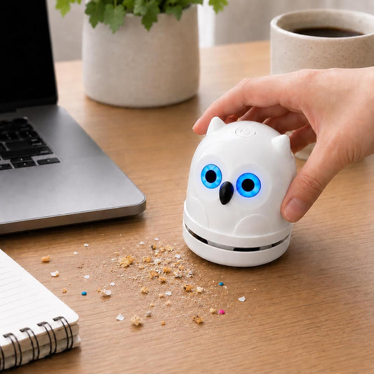 Mini Desktop Vacuum Cleaner Cordless Desk Vacuum