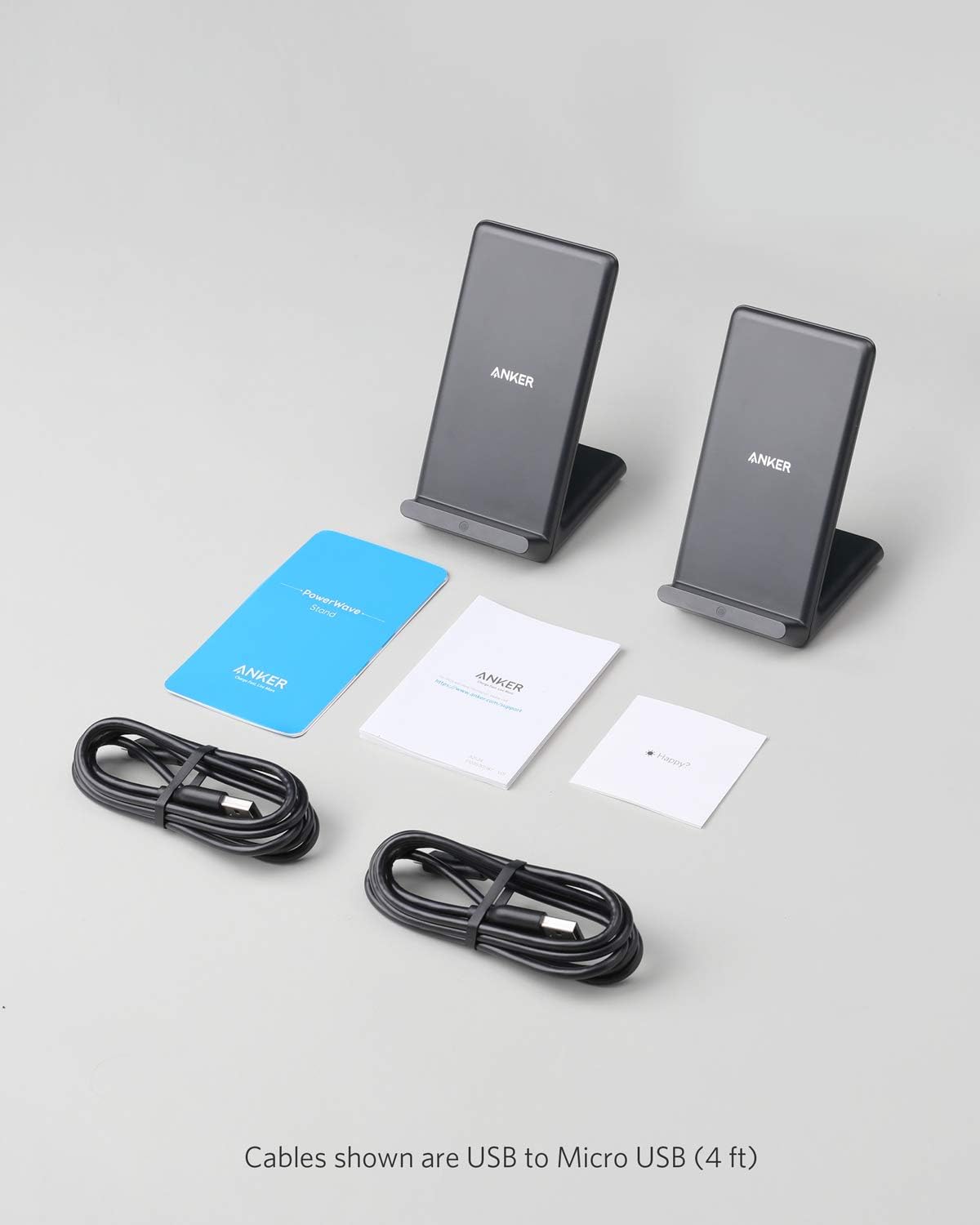 313 Qi-Certified 10W Max Wireless Charger Stand