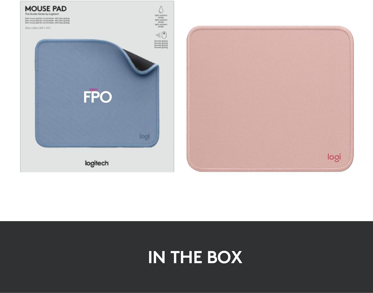 Studio Series Small Mouse Pad, Anti-Slip 9x8 Inches, Graphite