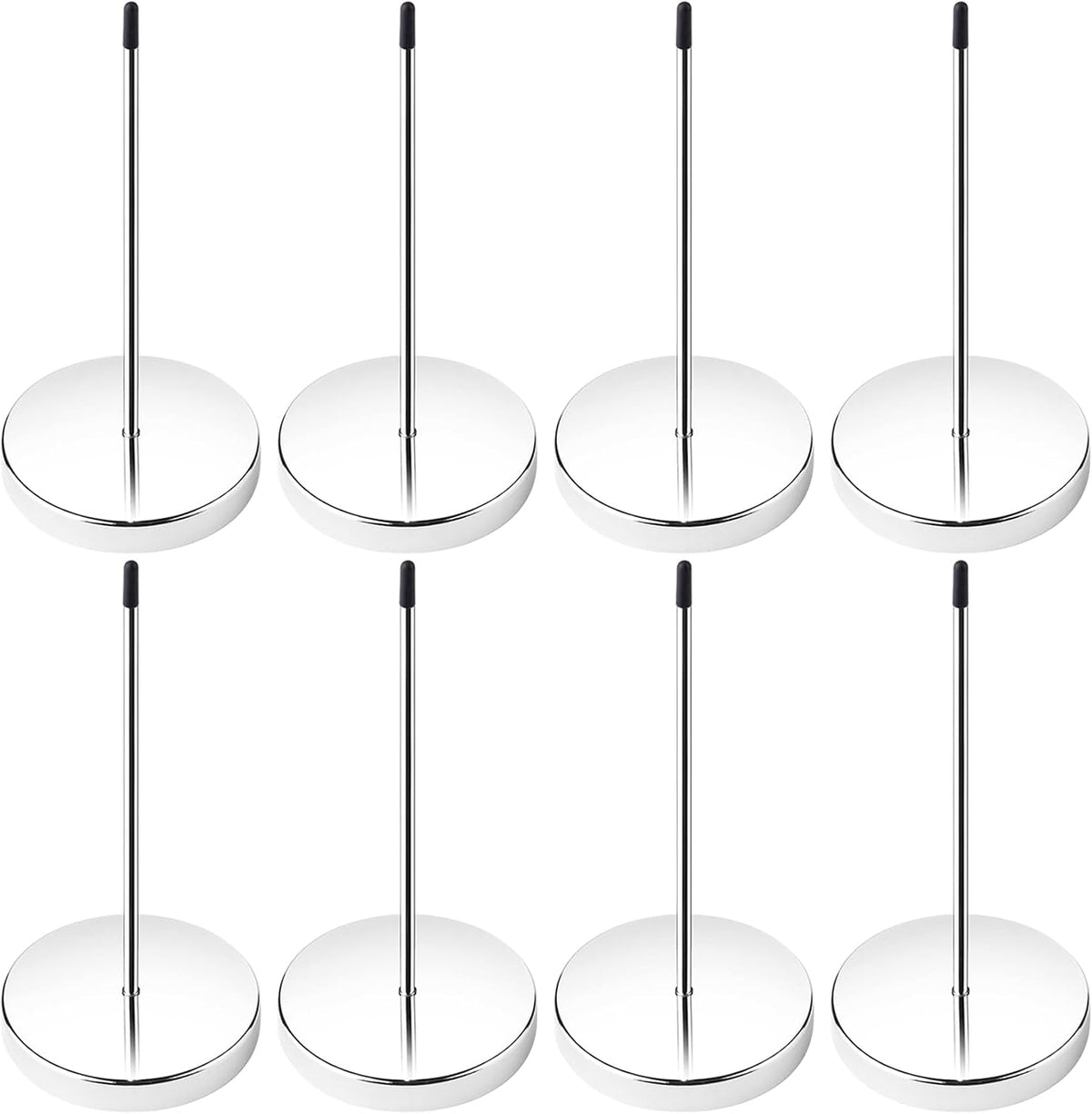 4pcs Desk Receipt Holder Bill Fork Receipt Spike Stick Silver Restaurant Check Spindle 5.5 Inch …