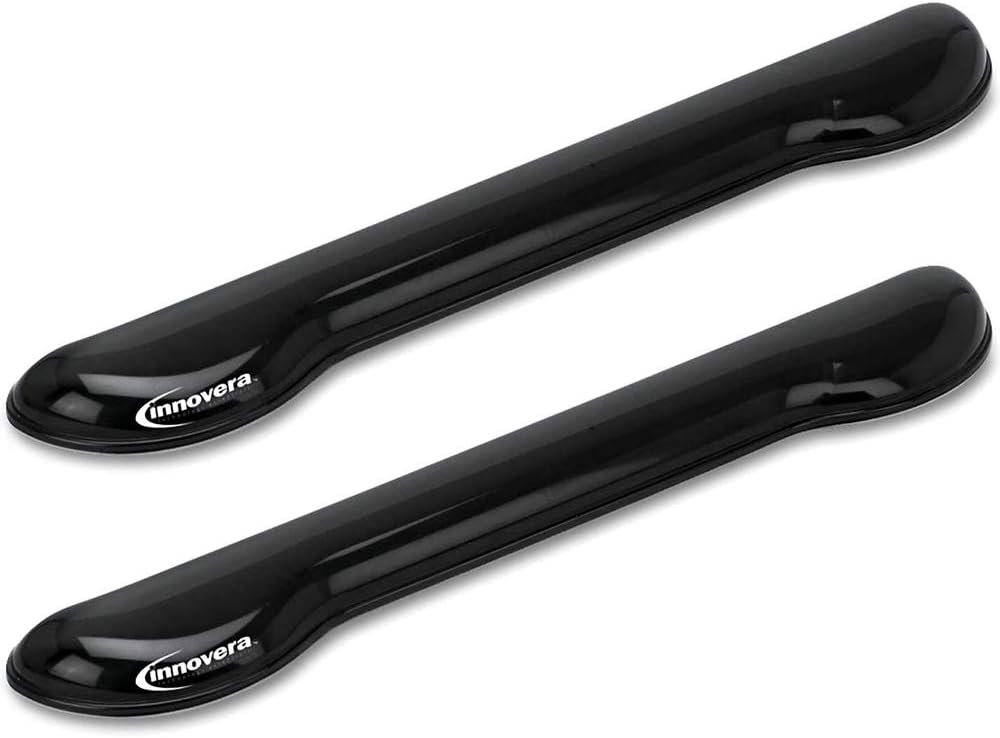 Softskin Gel Keyboard Wrist Rest, Black -:- Sold as 2 Packs of - 1 - / - Total of 2 Each