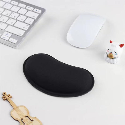 MXCOIRTP Wrist Rest for Mouse, Ergonomic Memory Foam Wrist Cushion Support Pad, Mouse Wrist Pad with Non-Slip Base for Typing Pain Relief, Office, , Gaming, Computer, Black