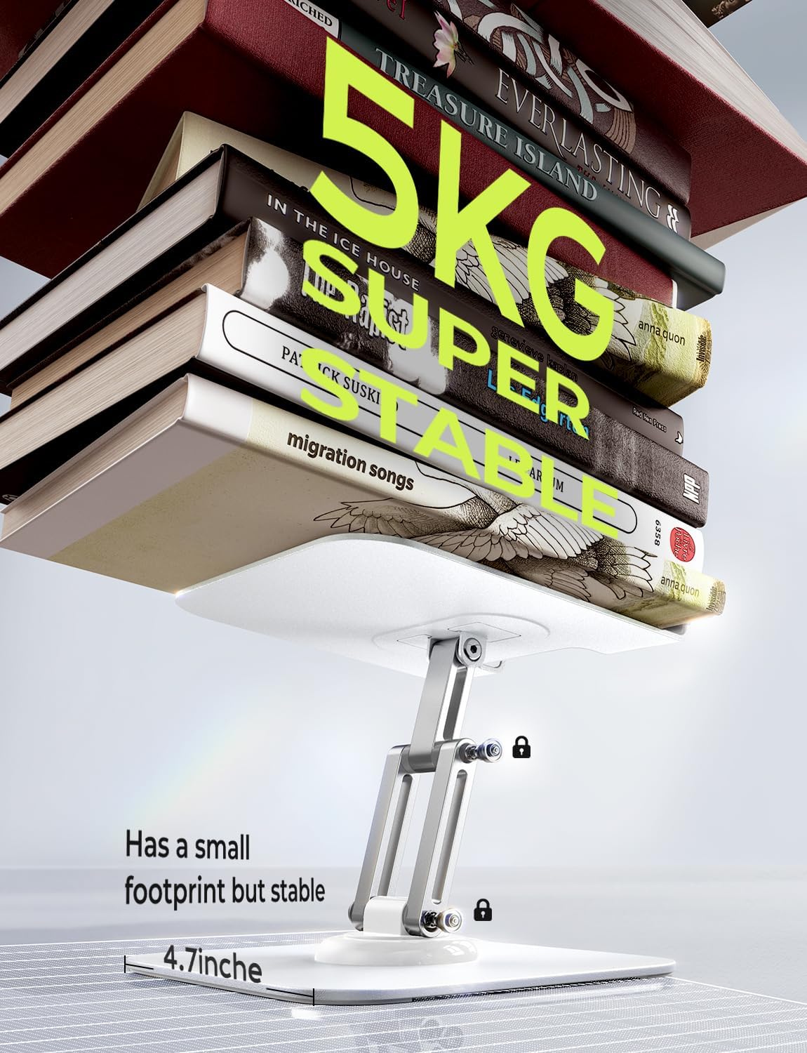 for iPad Stand Holder, Aluminum Tablet Stand Holder for iPad