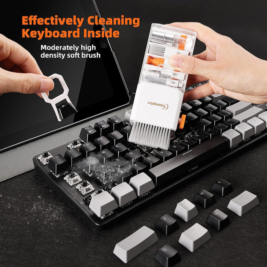 All-in-1 Keyboard Cleaner Laptop Cleaning Kit,Computer Screen-Safe Tools