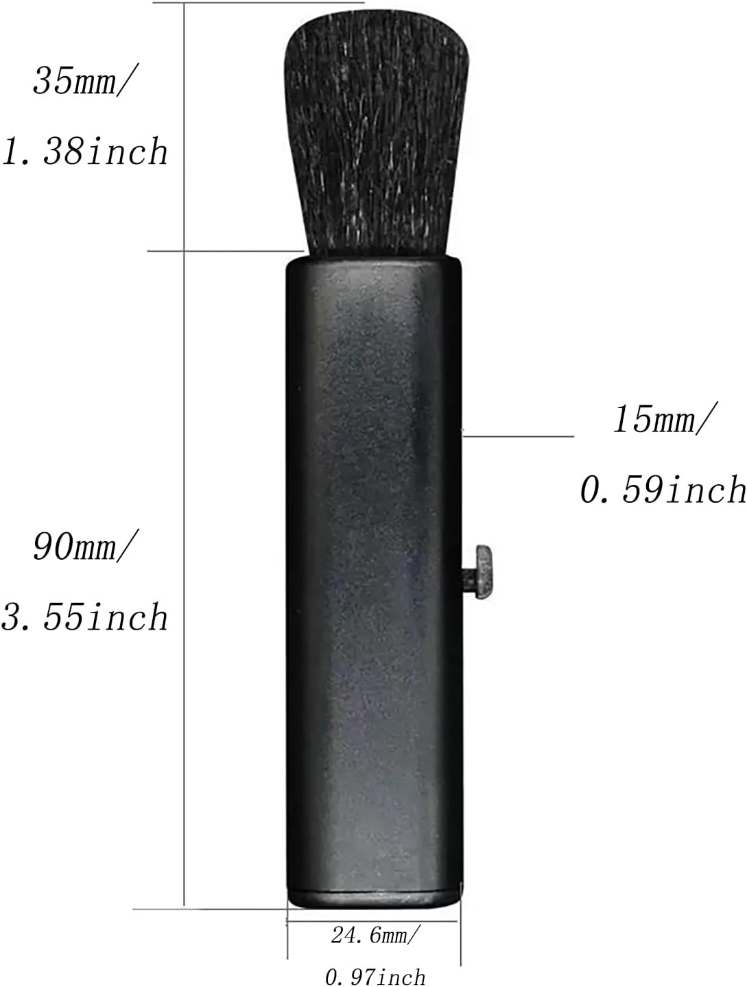 2PCS 4.92 Inch Soft Bristle Cleaning Brush Plastic Handle Home and Office Dusting Tool Compatible with Keyboard/Camera Lenses/Electronic Device