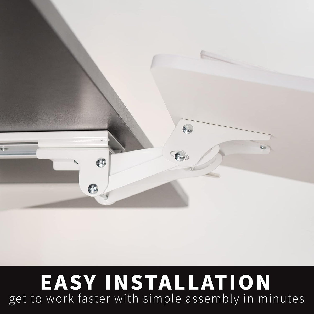 Black Under Desk 25 x 10 in Keyboard Tray, MOUNT-KB03B
