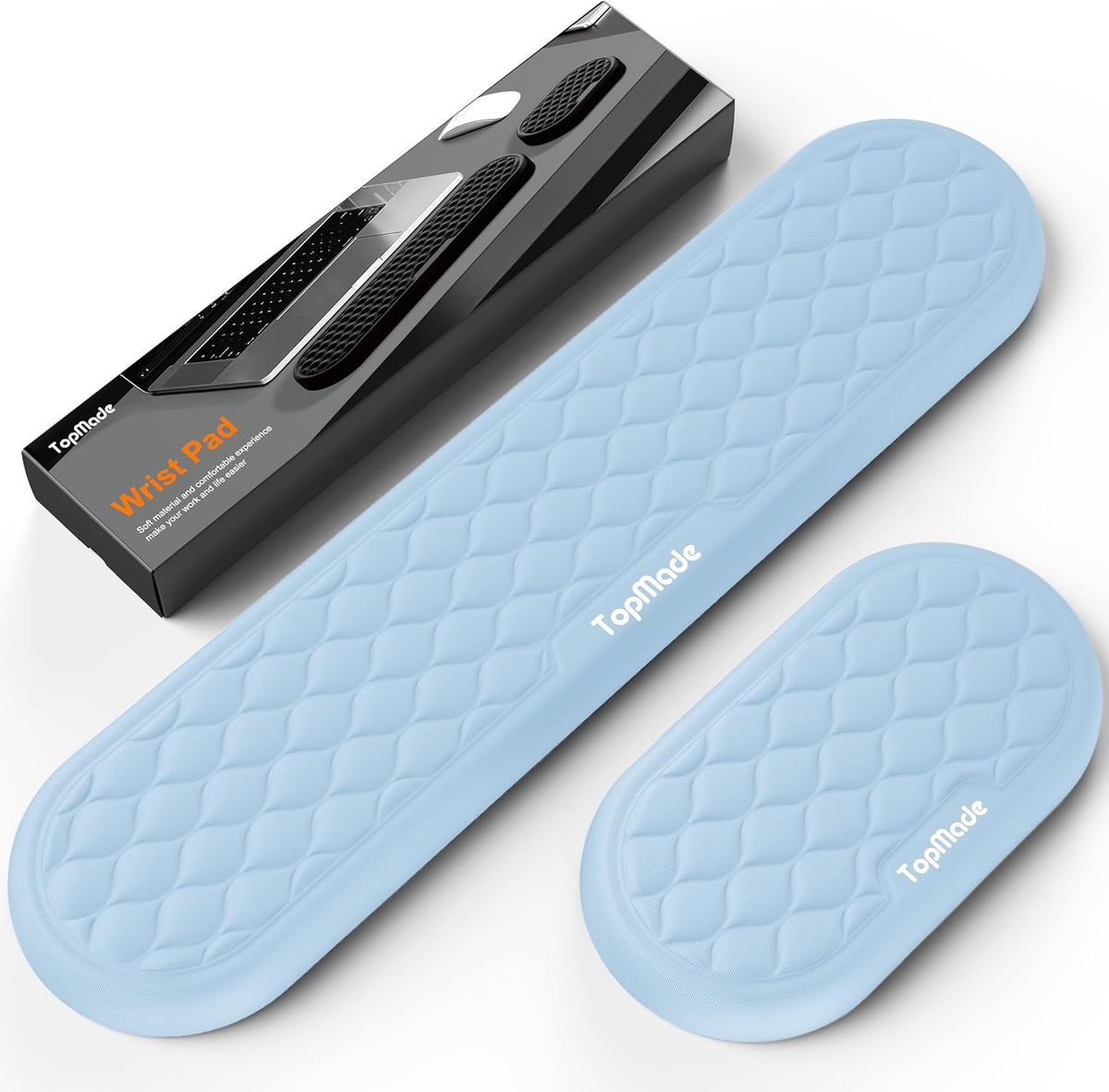 Cooling Gel Keyboard Wrist Rest, Ergonomic 17.13” Full-Size Wrist Support