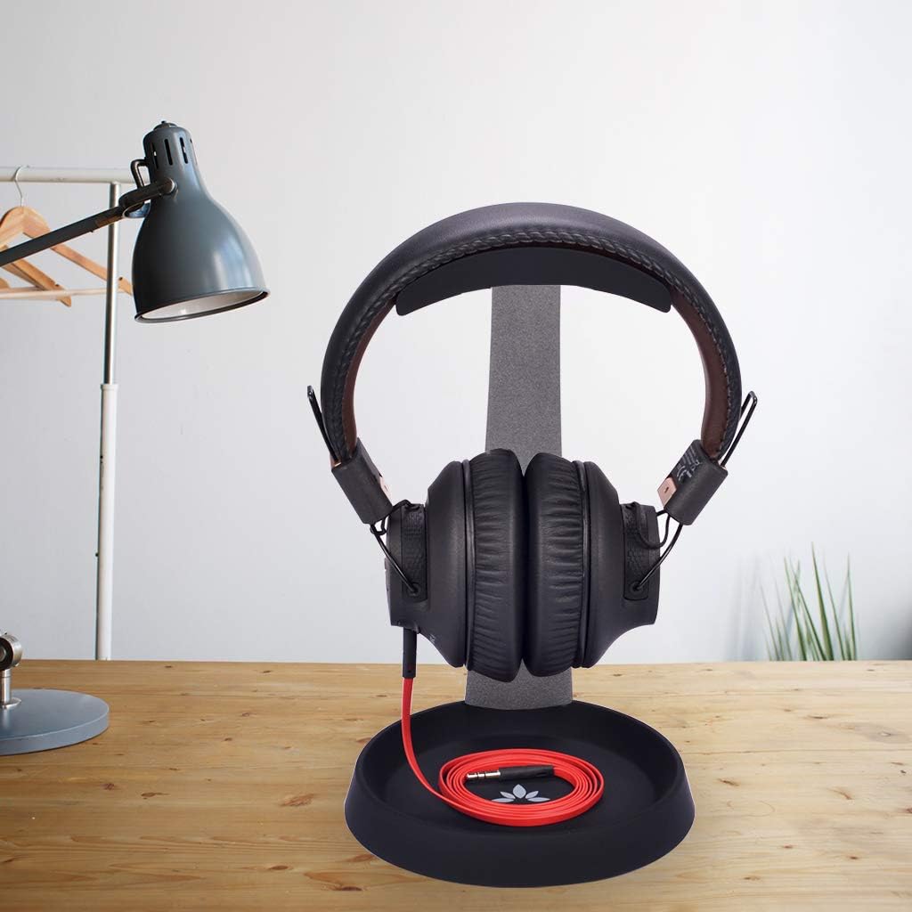 HS102 - Metal Headphone Stand with Cable Holder