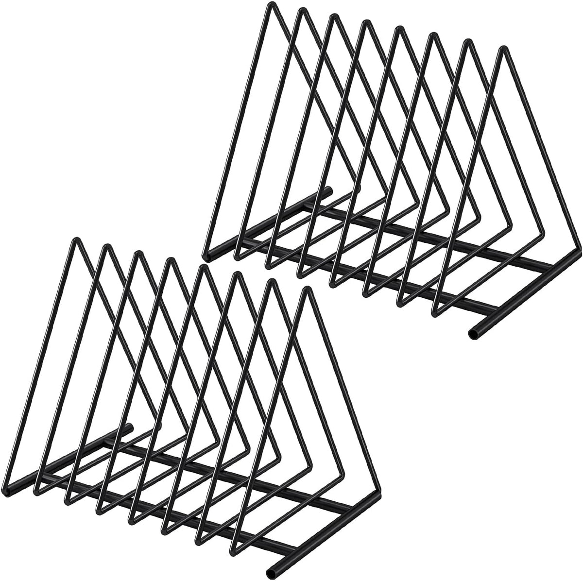 Triangle File Folder Racks,7 Sections File Holder,File Storage Sorter/Stand,Desktop File Organizer,Wire Organizer Rack,Magazine Folder Holder,Letter/Legal,Suitable to Hold Large/Small Items