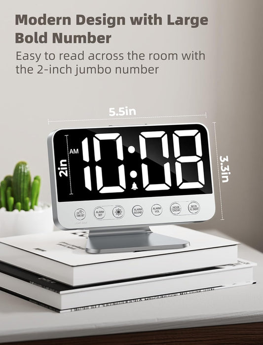 Digital Alarm Clocks for Bedrooms: Easy to Read Across The Room